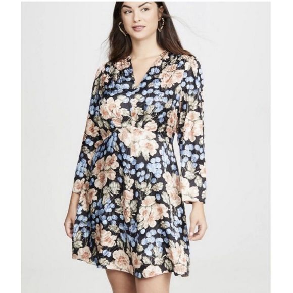 Rebecca Taylor Dresses & Skirts - Rebecca Taylor rose silk mini dress